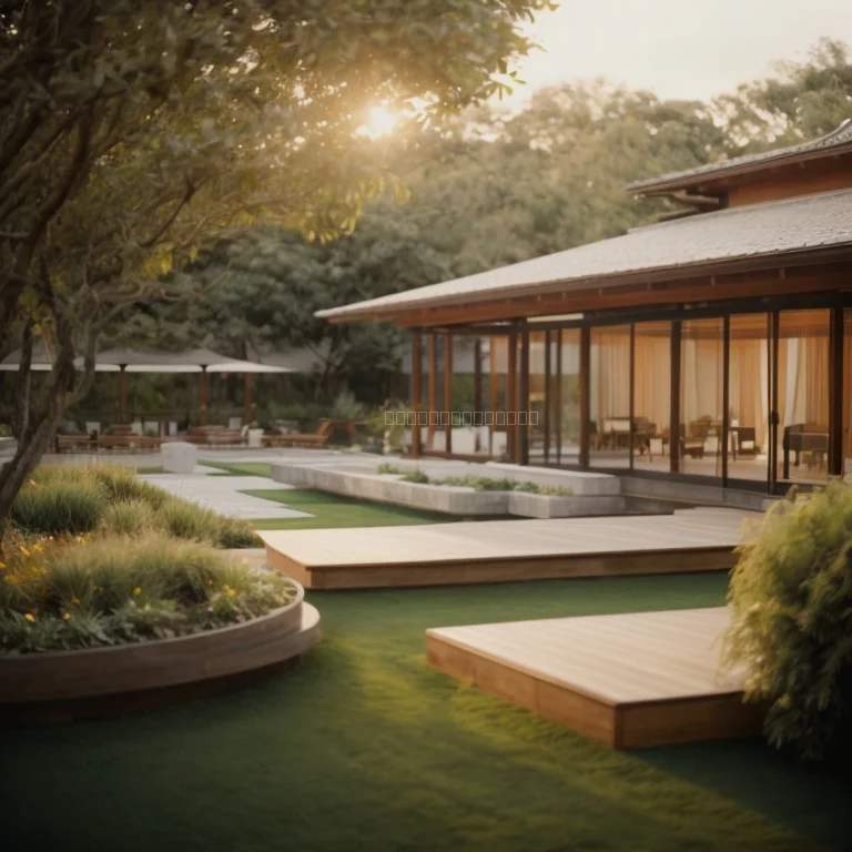 Senior participant practicing guided yoga on a deck